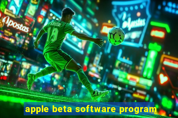 apple beta software program